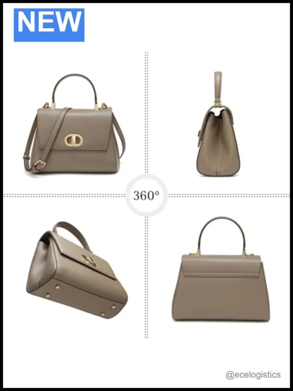 Faux Leather Satchel Handbag Crossbody Top Handle Work Purse Multiple Pockets